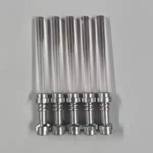 LEGO Lightsaber Pack x 5 Clear with Silver Hilt