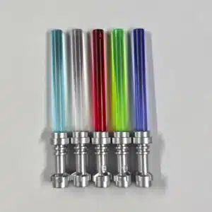 LEGO Lightsaber Pack x 5 Mixed with Silver Hilt