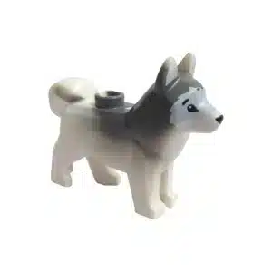 LEGO Dog - Husky with Black Eyes
